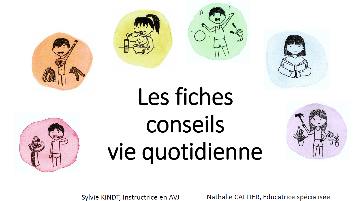 Illustration des fiches conseils vie quotidienne